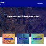 front page of woodwindstuff.com
