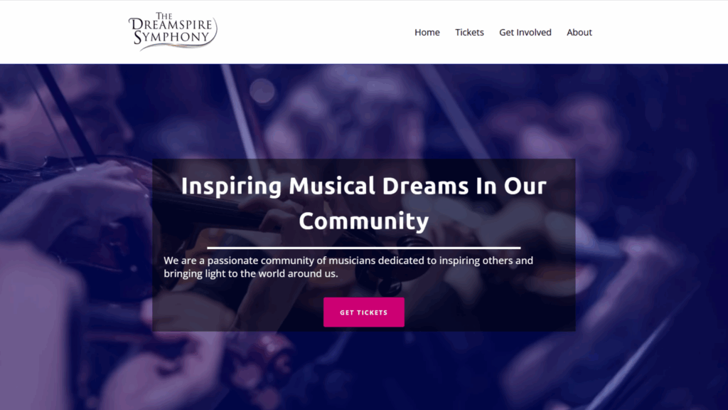 The Dreamspire Symphony homepage